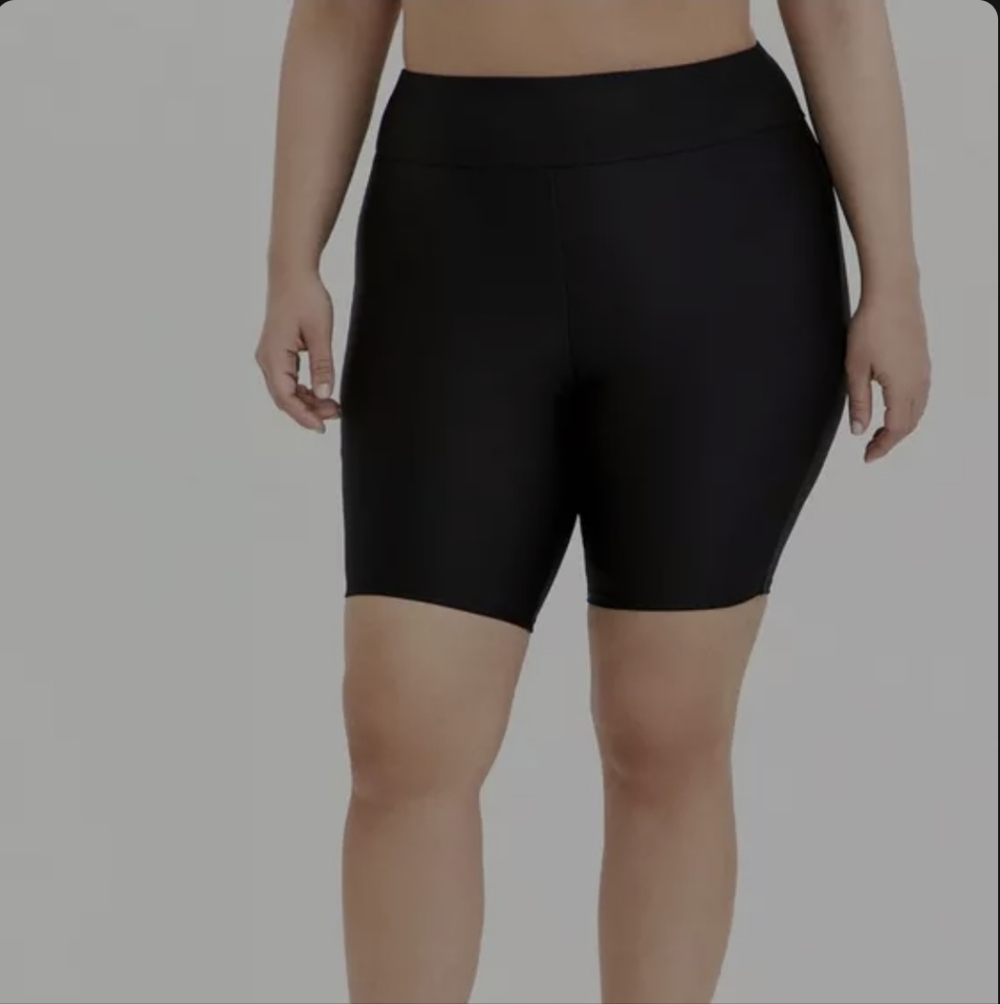 Torrid High-Rise 9 Inch Swim Bike Short Size 2